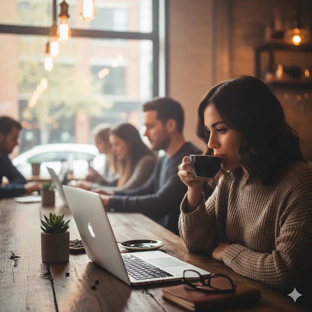 אווירה בבית הקפה 3