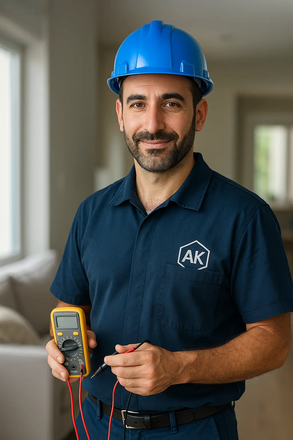 תמונה של אברהם כחלון, חשמלאי מוסמך