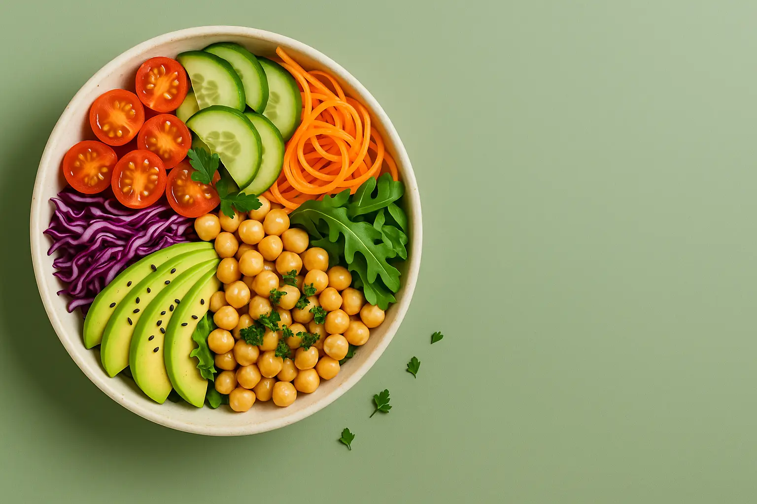 קערת סלט צבעונית