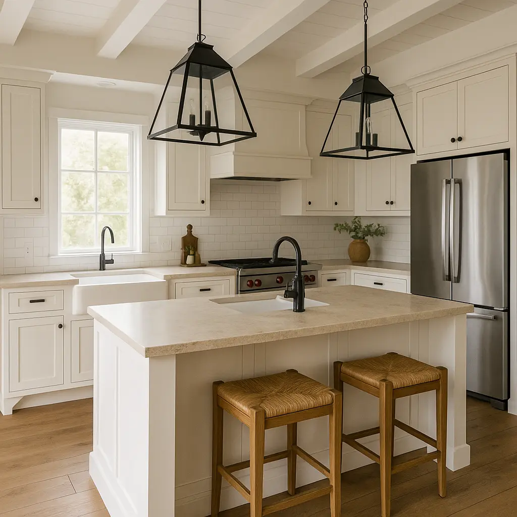 מטבח כפרי משופץ