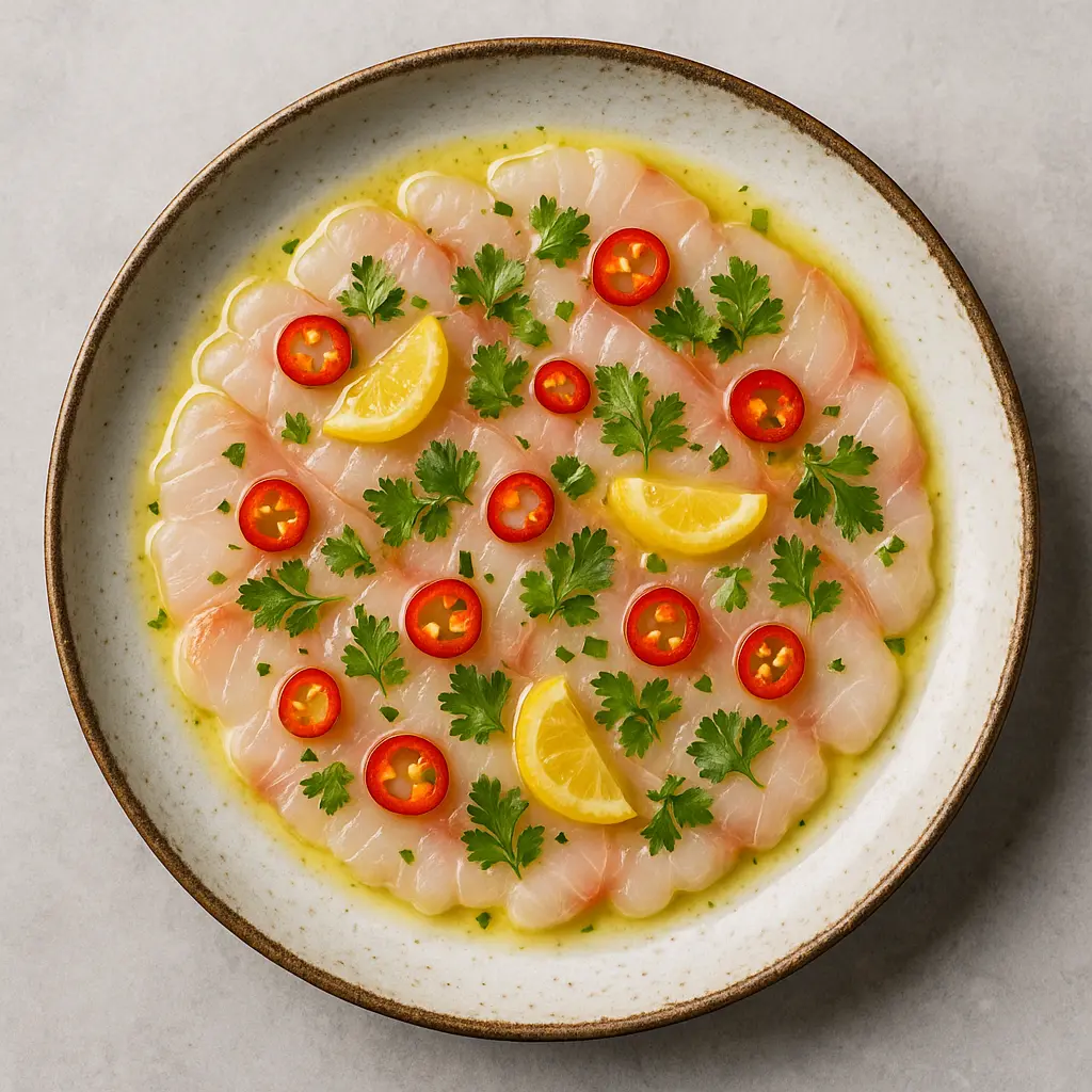 קרפצ'יו דג ים