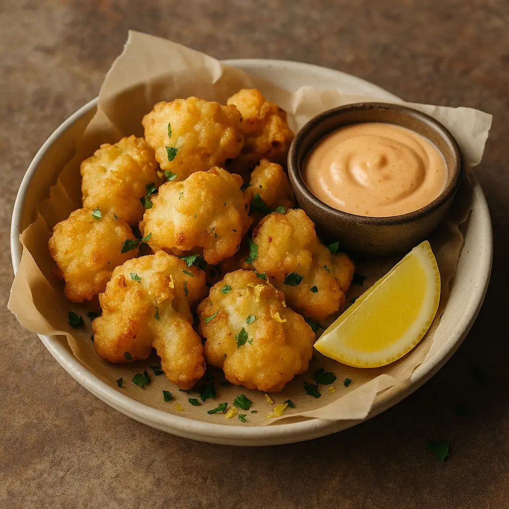 פרחי כרובית בטמפורה