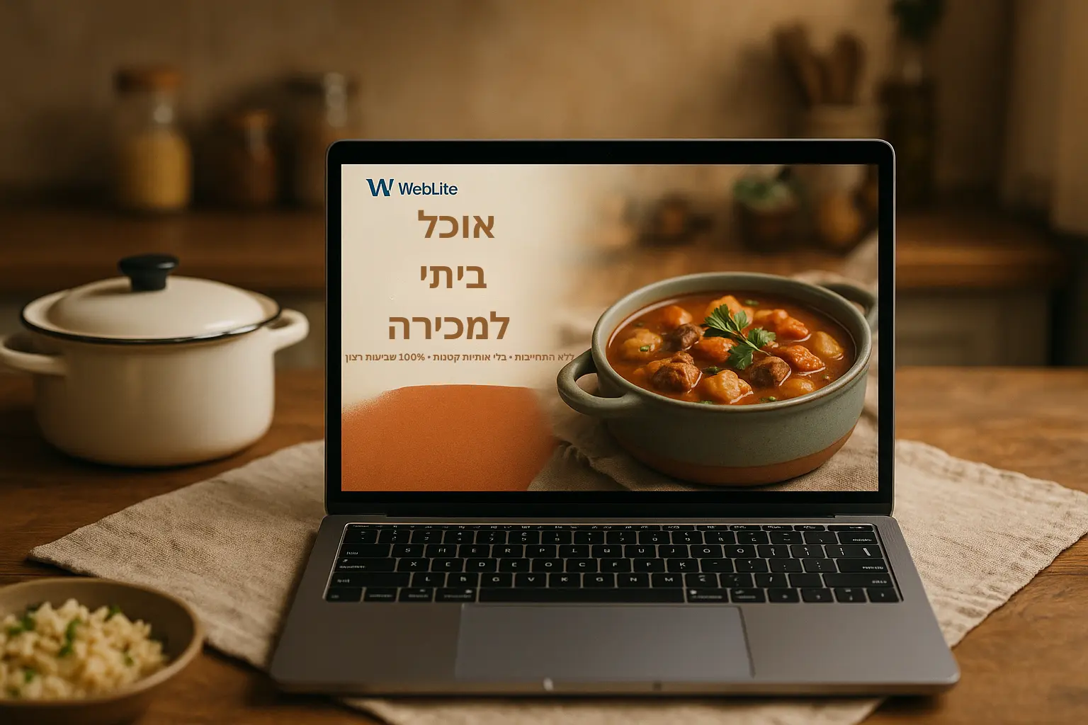 עיצוב אתר לקייטרינג ואוכל ביתי